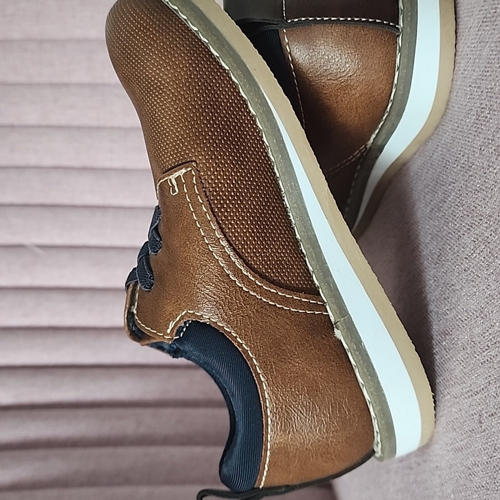 Classic Brown Kids Dress Shoes